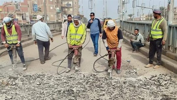 عمليات إصلاح الكوبري