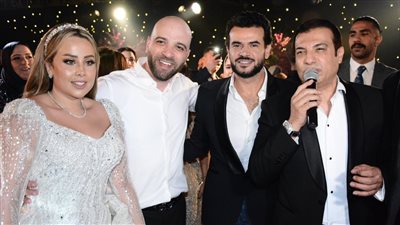 حفل زفاف الرائد أحمد الديب وداليا مغربي بحضور نجوم الفن والمشاهير (صور)