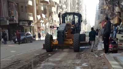 عبد الله نور: تجريد شارع العشرين من السيارات المتهالكة حفاظًا على سلامة المواطنين (صور)