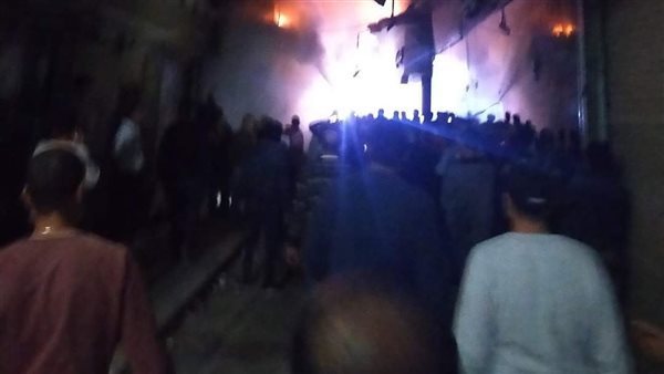 حريق الشارع التجاري