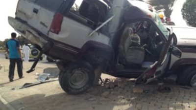 مصرع ميكانيكي وإصابة زميله بحادث انفجار لودر بالعبور