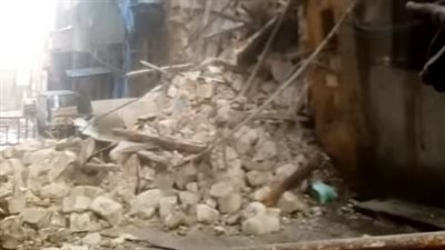 انهيار عقارين بكوم الشقافة في الإسكندرية دون وقوع إصابات (فيديو)