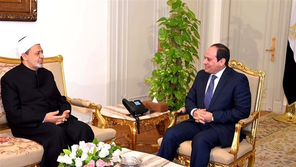 السيسي وشيخ الأزهر