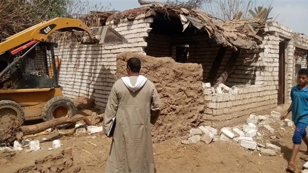 إزالة التعديات بالمنيا