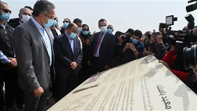 وزير السياحة والآثار يفتتح مشروع تطوير موقع تل بسطة بالشرقية أحد نقاط مسار العائلة المقدسة
