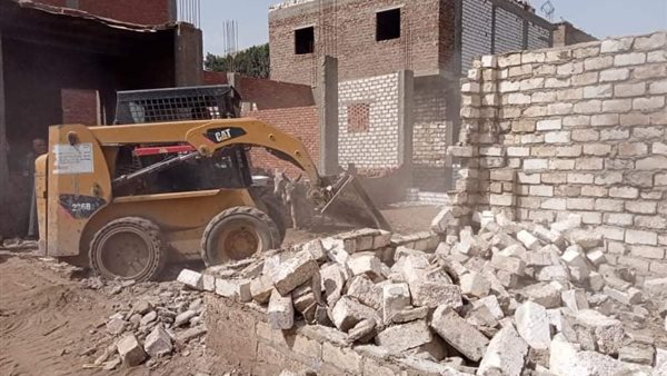 إزالة تعديات بالمنيا