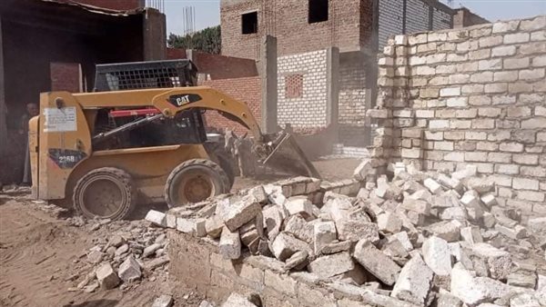 إزالة التعديات بالمنيا