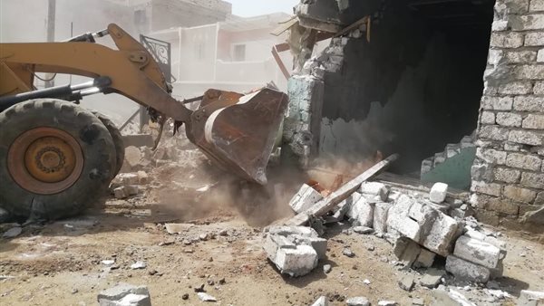 إزالة تعديات بالمنيا