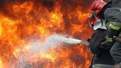 اندلاع حريق بمنزل في حي غرب أسيوط  