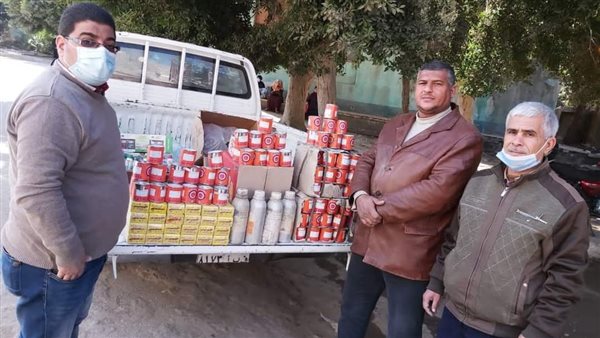 جانب من الحملة التموينية