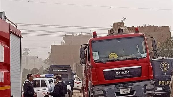 جانب من الحريق