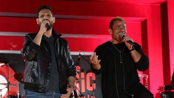 عمرو دياب وخالد حلمي