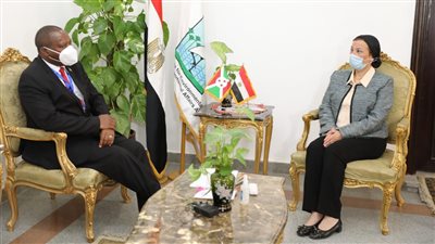 وزيرة البيئة تبحث مع وزير الزراعة والبيئة والمياه البوروندى التعاون المشترك فى مجال حماية البيئة