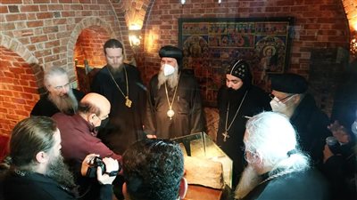 وفد روسي يزور مسار العائلة المقدسة وكنيسة السيدة العذراء بسخا في كفر الشيخ