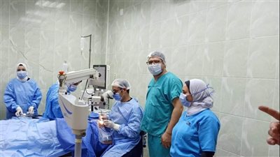 إجراء 57 عملية مياه بيضاء بمستشفى الرمد بدمنهور ضمن المبادرة الرئاسية 