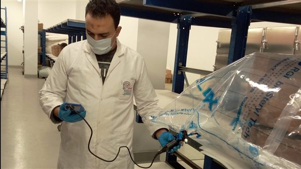 المومياء داخل كبسولات