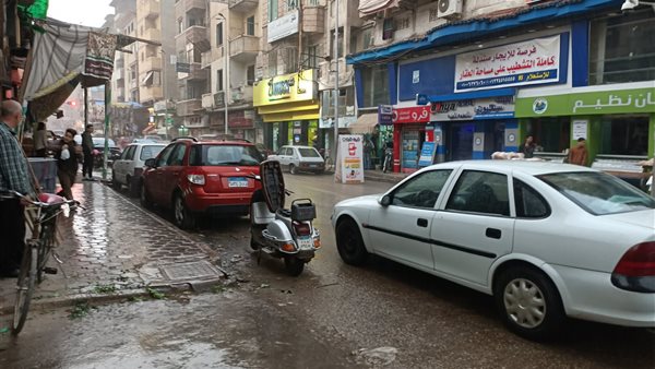 سقوط أمطار غزيرة