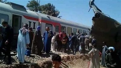 النائب العام يأمر بالتحفظ على كاميرات المراقبة الخاصة بالسكة الحديد والمنازل المجاورة لحادث قطاري سوهاج