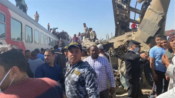 حادث تصادم قطارين