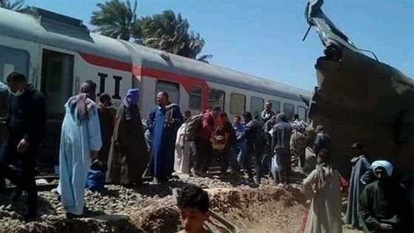 حادث قطاري سوهاج