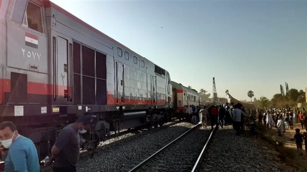 حادث قطاري سوهاج