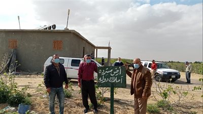 استرداد وحجز قطعتى أرض على 142 فدانًا من غير الجادين بوادى النطرون