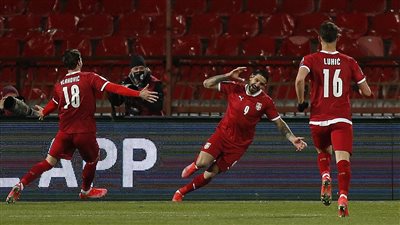 ألكساندر ميتروفيتش الهداف التاريخي لمنتخب صربيا