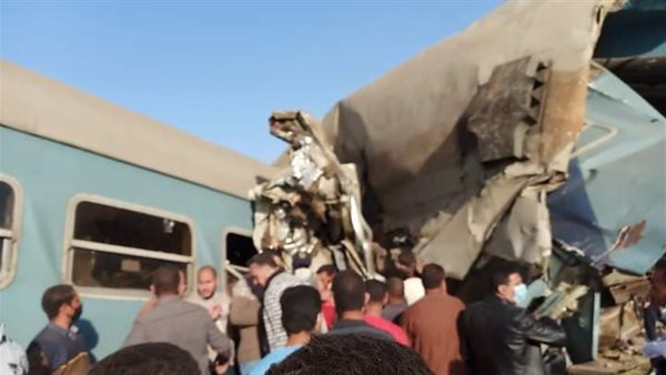 حادث قطاري سوهاج