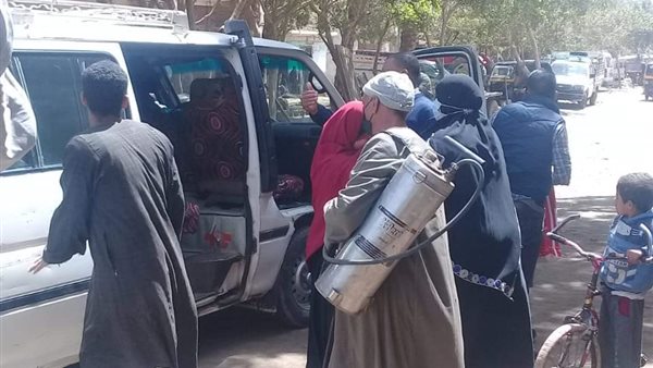 تعقيم سيارات المنيا