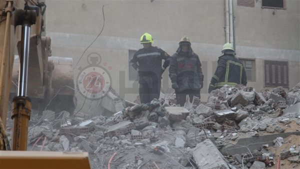 عقار جسر السويس المنهار