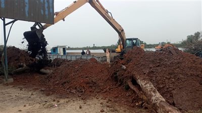 إزالة 81  حالة تعدٍّ على نهر النيل بكفر الشيخ على مساحة 3622 مترًا