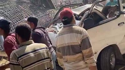 سقوط عامل من فوق سقالة أثناء تجديد مبنى محافظة القليوبية