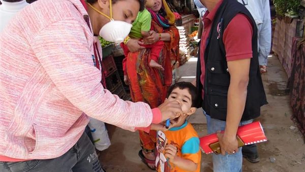 حملة تطعيم شلل الاطفال