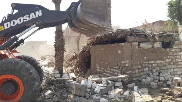 ازالة التعديات بالمنيا