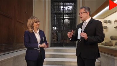 وزير الآثار يوضح طريقة عرض المومياوات بعد وصولها إلى متحف الحضارة (فيديو)