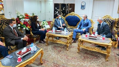 محافظ البحيرة يستقبل سفير دولة بيلاروسيا