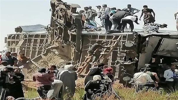 حادث قطاري سوهاج