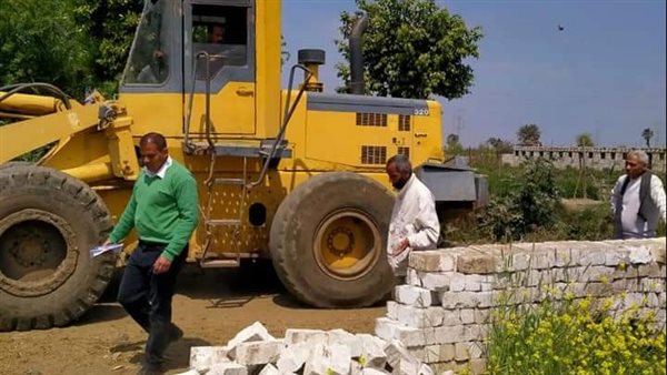 ازالة التعديات بالمنيا