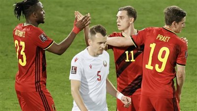 بلجيكا تقسو على بيلاروسيا بثمانية في تصفيات كأس العالم