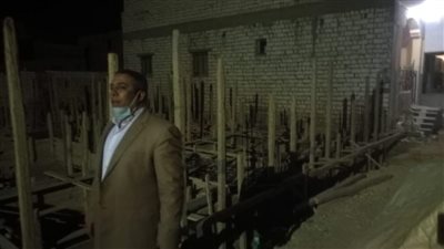 إزالة تعديات على الأراضي الزراعية في الفيوم وإحالة المخالفين إلى النيابة العسكرية 