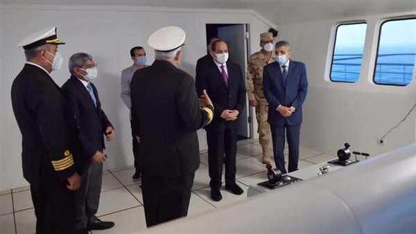 السيسي خلال الجولة