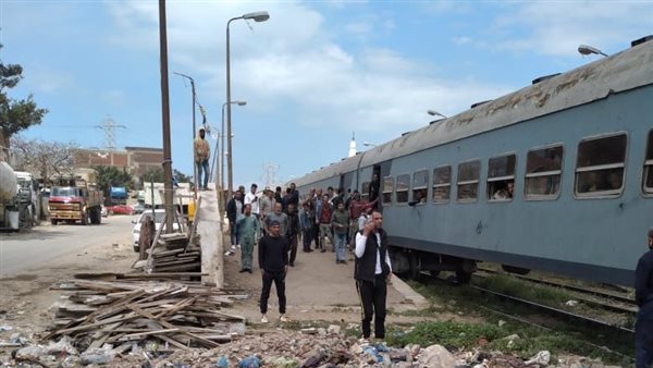 صورة توقف القطار