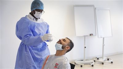بعثة الأهلي تجري مسحة كورونا استعدادًا لمواجهة المريخ السوداني 