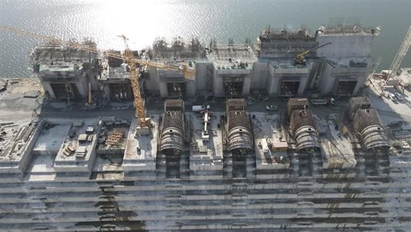 تطور بناء سد النهضة