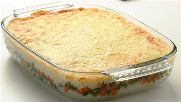  الأرز بالبشاميل