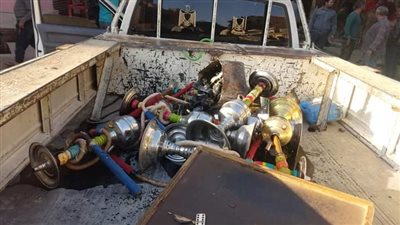 ضبط ومصادرة 122 شيشة خلال حملات مفاجئة بأسيوط