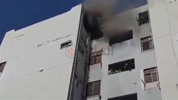 جانب من الحريق 