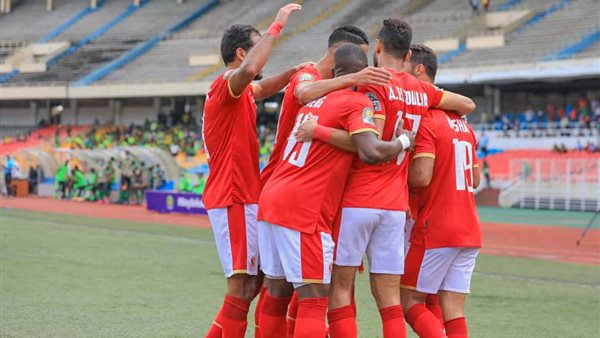 فرحة لاعبي الأهلي