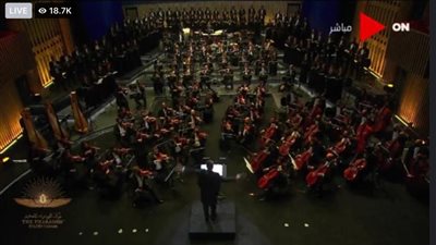 الغناء الأوبرالي في حفل نقل المومياوات الملكية (صور)