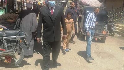 للسيولة المرورية.. إزالة الإشغالات والباعة الجائلين بـ4 شوارع في ديروط